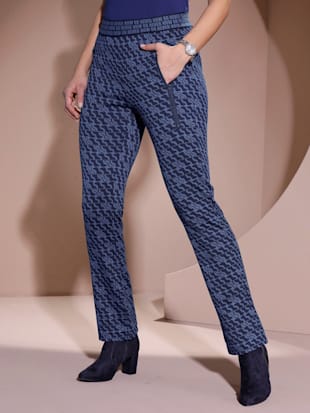 Pantalon en jacquard et jersey jacquard en jersey tendance