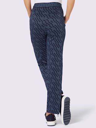 Pantalon en jacquard et jersey jacquard en jersey tendance