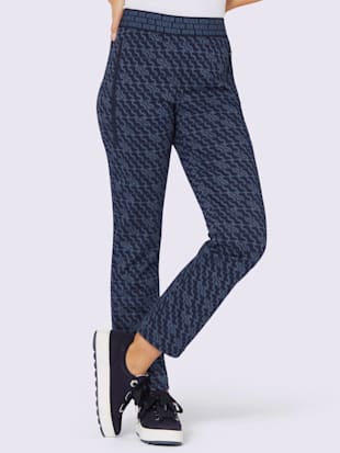 Pantalon en jacquard et jersey jacquard en jersey tendance