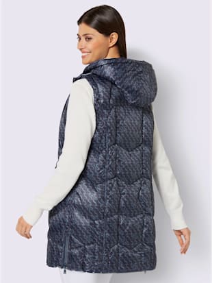 Gilet réversible en duvet 90% duvet, 10% plumes