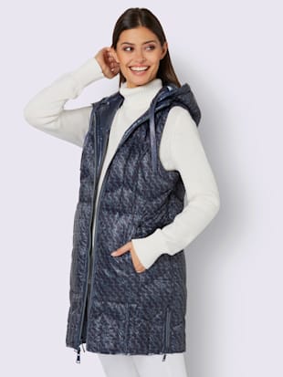 Gilet réversible en duvet 90% duvet, 10% plumes