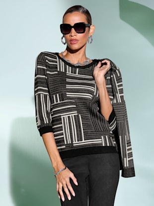 Pull à manches 3/4 avec viscose (ecovero) (Image 1)