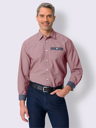 Chemise à carreaux carreaux en fils teintés (Image 1)