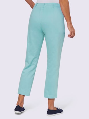 Pantalon en jersey ceinture élastique, coulisse et lien à nouer