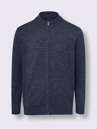 Veste en tricot col montant côtelé (Image 4)