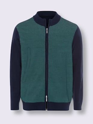 Veste en tricot zippé double curseur