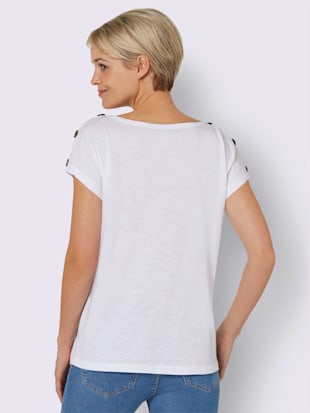 T-shirt à manches courtes mancherons
