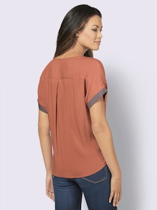 Chemisier à manches courtes pure viscose