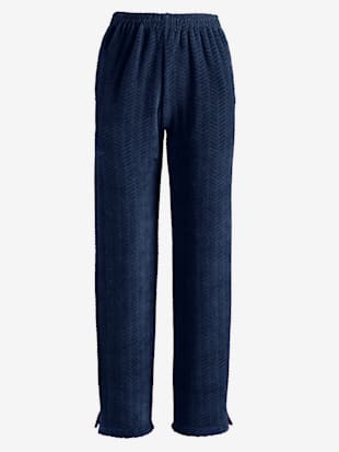 Pantalon chandail en velours ras