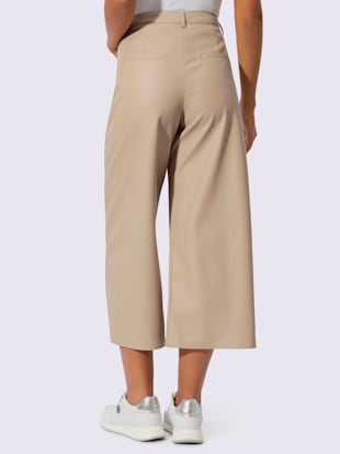 Pantalon en synthétique imitation cuir souple