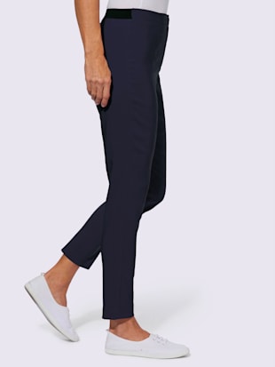 Pantalon en bengaline ceinture élastique au dos