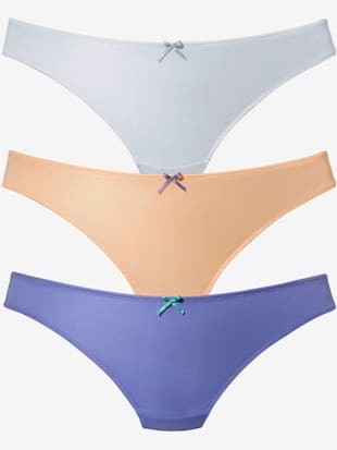 Lot de 3 strings petite fleur