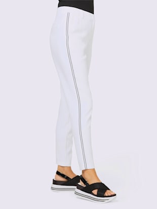 Pantalon rayures galon tendance