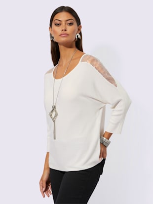 Pull ample manches chauve-souris 3/4