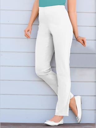 Pantalon classique uni avec ceinture élastique