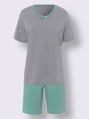 Pyjama court jersey fin