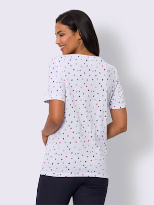 T-shirt de loisirs motif à pois tendance (Image 3)