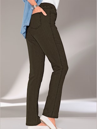 Pantalon droit classique avec ceinture élastique