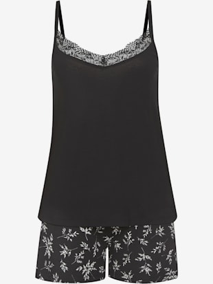 Pyjama court avec détails en dentelle (Image 3)