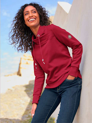 Sweatshirt col asymétrique