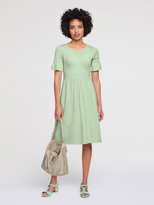 Robe en tricot look romantique