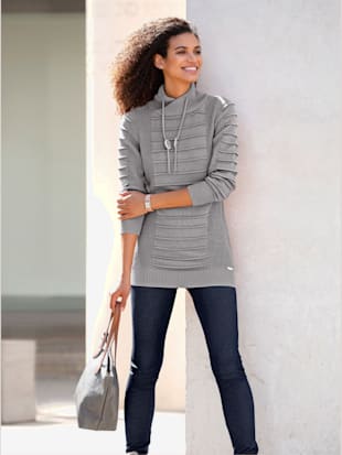 Pull long jolie coupe longue moderne