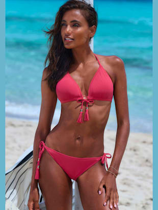 Bikini triangle structure côtelée tendance (Image 1)