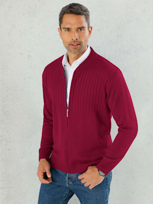 Veste en tricot motif tricoté délicat