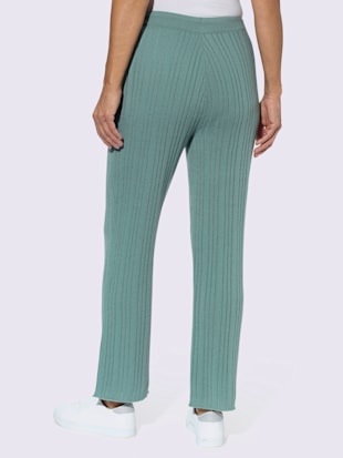 Pantalon en tricot 15% laine