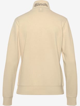 Veste sweat basique, logo imprimé et broderie