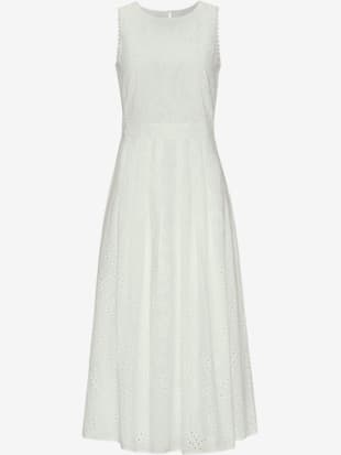 Robe en dentelle robe d'été sans manches avec broderie ajourée (Image 4)