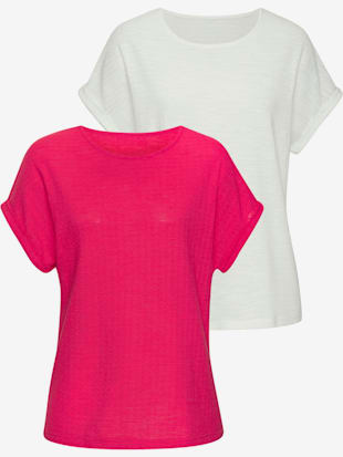 T-shirt matière structurée douce et peu froissable (Image 6)
