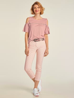 Pantalon effet ventre plat coupe skinny