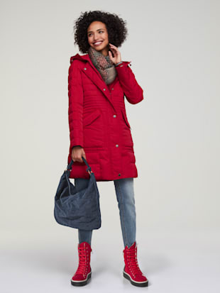 Manteau en duvet pour l'extérieur, en cas de vent et d'intempéries, silhouette féminine