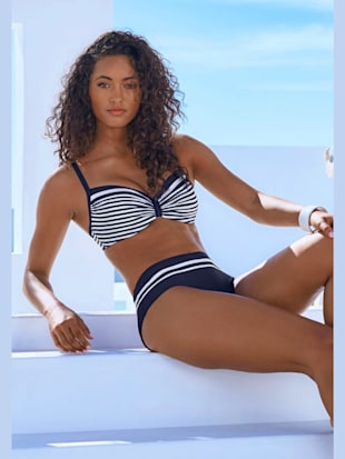 Haut de maillot de bain à armatures style marin élégant (Image 1)