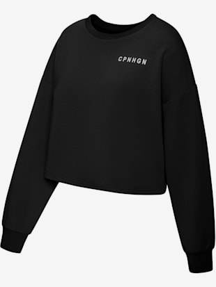 Sweatshirt raccourci avec mancherons (Image 4)