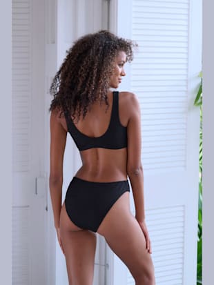 Monokini matière structurée aux couleurs classiques (Image 2)