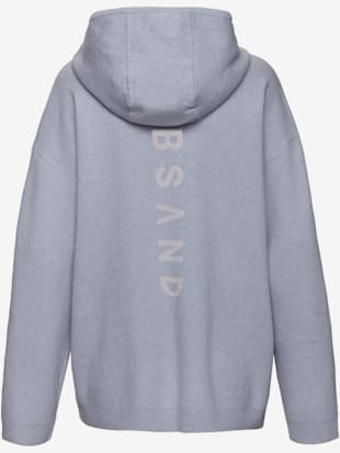 Sweat à capuche en tricot doux et élastique