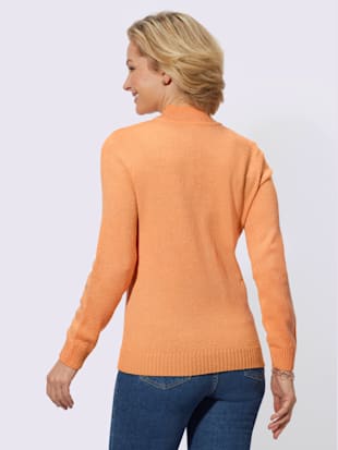 Pull motif tricoté affinant