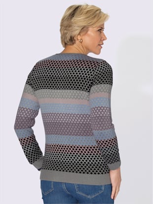 Veste en tricot tricot jacquard de qualité