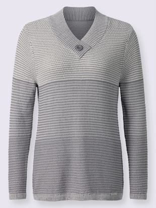 Pull à encolure en v 50% coton