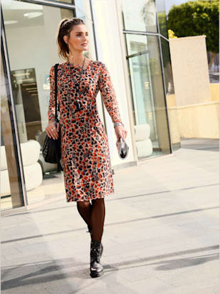 Robe imprimée polyester recyclé (Image 1)