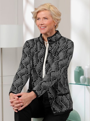 Veste en tricot 30% laine vierge (mérinos) (Image 1)