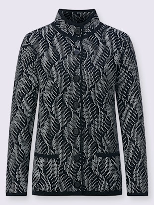 Veste en tricot 30% laine vierge (mérinos) (Image 4)