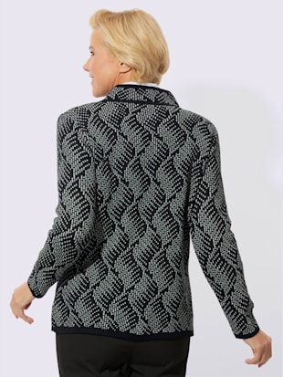 Veste en tricot 30% laine vierge (mérinos) (Image 3)
