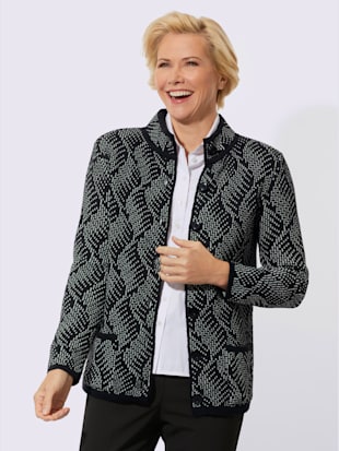 Veste en tricot 30% laine vierge (mérinos) (Image 2)
