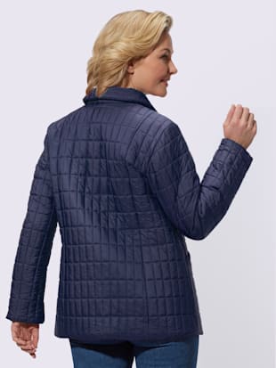 Veste motif matelassé à carreaux mode