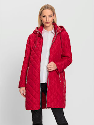 Manteau mélange de matières tendance