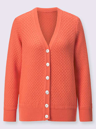 Veste en tricot jolie structure tricot