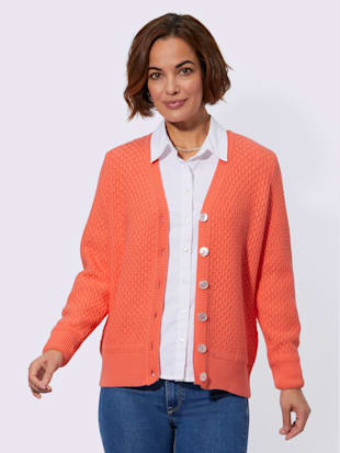 Veste en tricot jolie structure tricot